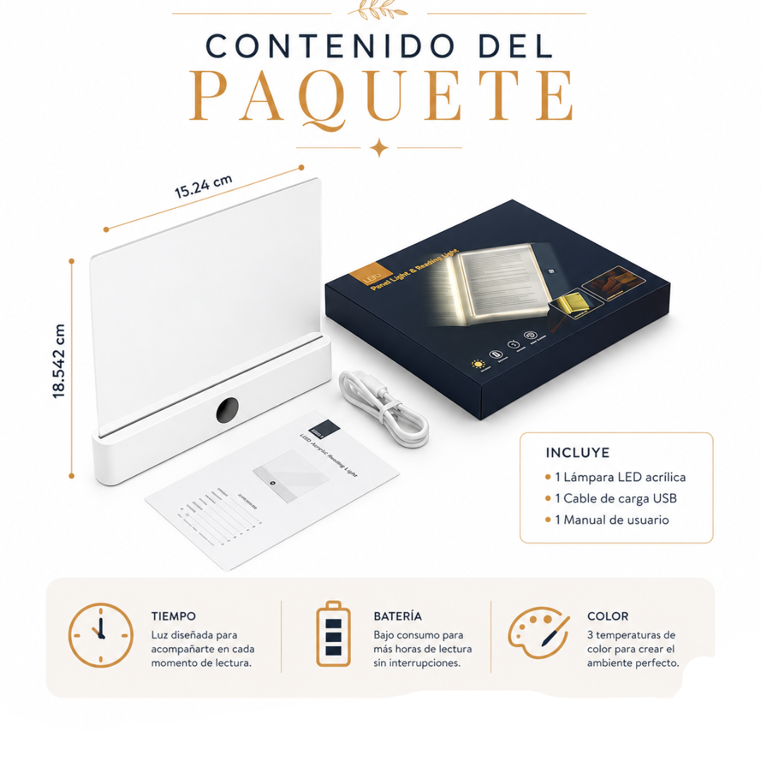 Lámpara de Lectura LED Recargable